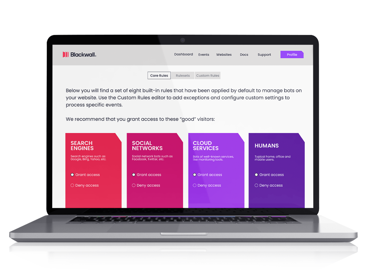 GateKeeper management interface
